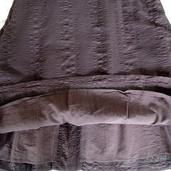 J. Crew Brown Textured Empire Mini Dress 12P - Picture 4 of 7